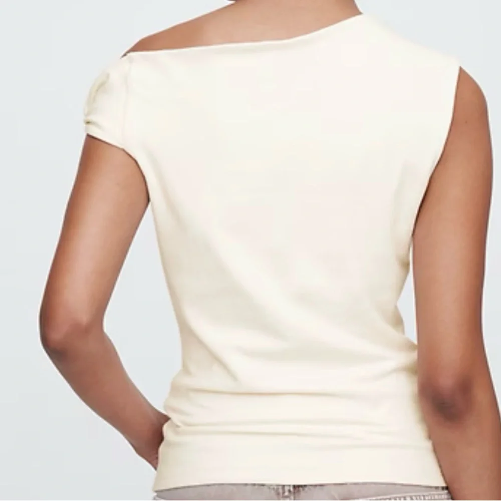 Gap Cream Off Shoulder Women's Top - Picture 4 of 5
